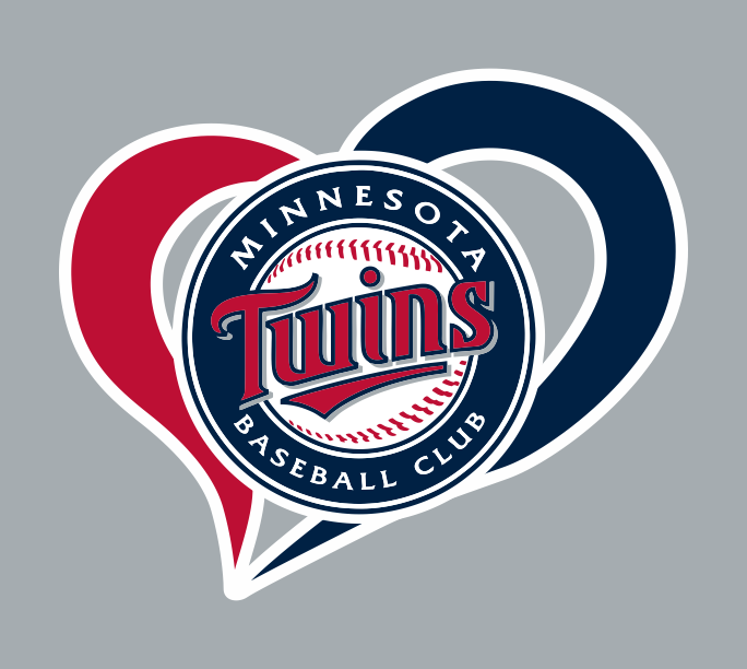 Minnesota Twins Heart Logo vinyl decal